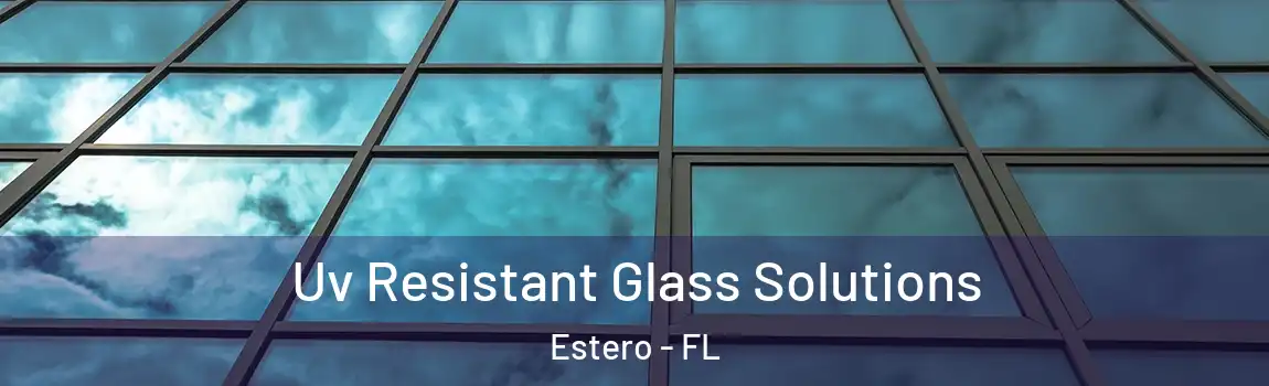 Uv Resistant Glass Solutions Estero - FL